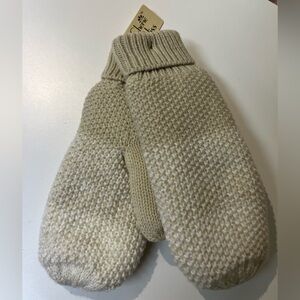 Buy 1 get 1 free off Cozy Knit Mittens in Cream new with tags